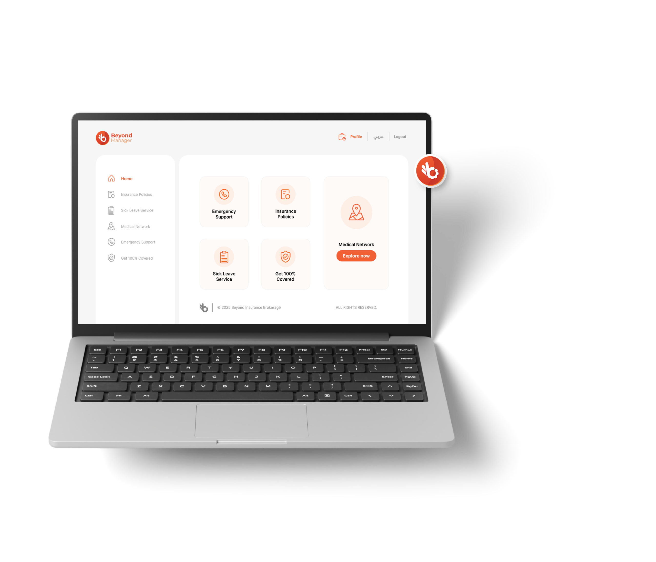 Beyond Manager Laptop