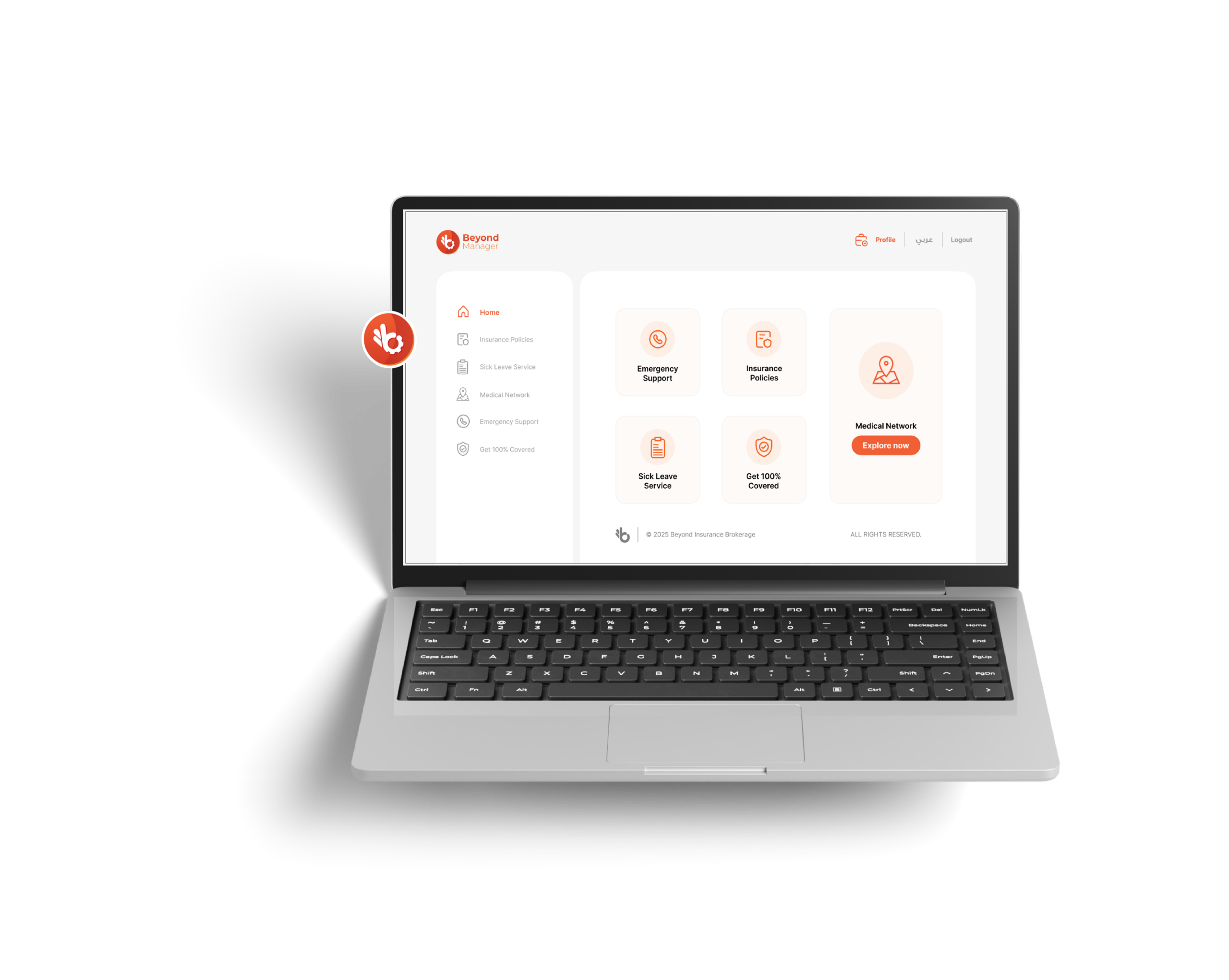 Beyond Manager Laptop